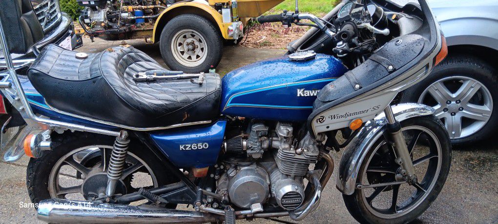 Kz650 Kawasaki And 5hp Pit Bike