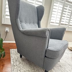 Lightly Used IKEA Wing Chair  -Strandmon 