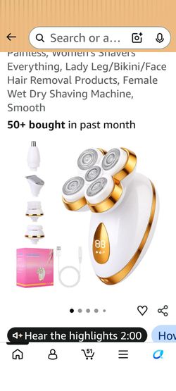 Women's Electric Hair Removal Shaver