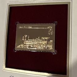 22kt Gold US Steam Locomotive Eddies Number 242