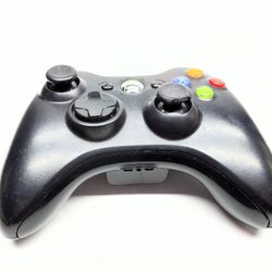 Microsoft Xbox 360 Black Wireless Controller  w/ Rechargeable Battery Pack 1403 OEM **TESTED 