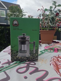 Stainless steel cafetiere