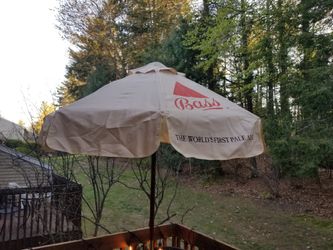 Bass Beer Umbrella Outdoor Patio Furniture