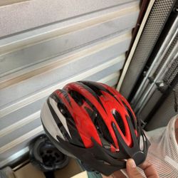 Red Bike Helmet