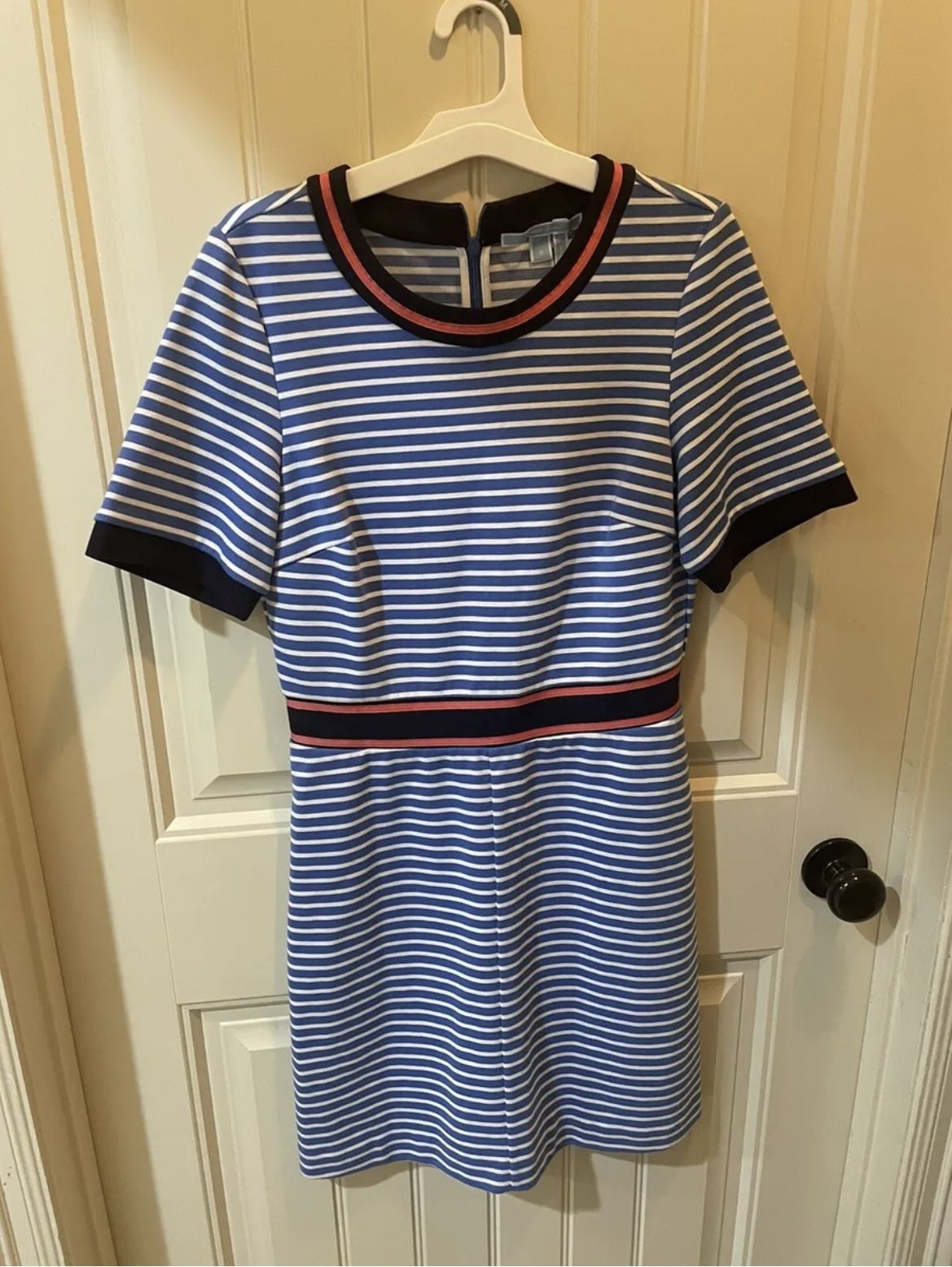Draper James Persley Blue Stripe Dress 