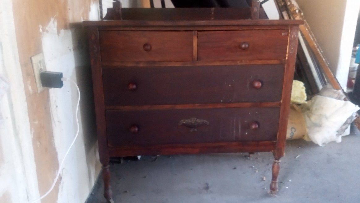 Antique Dresser 3ft Wide 3ft Tall 20" Depth