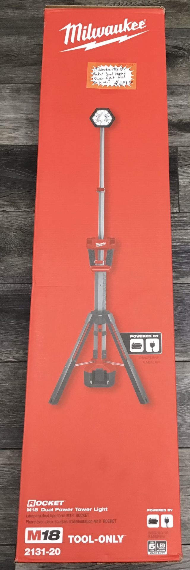 Milwaukee M18 18V Rocket Dual Power Tower Light Tool Only New