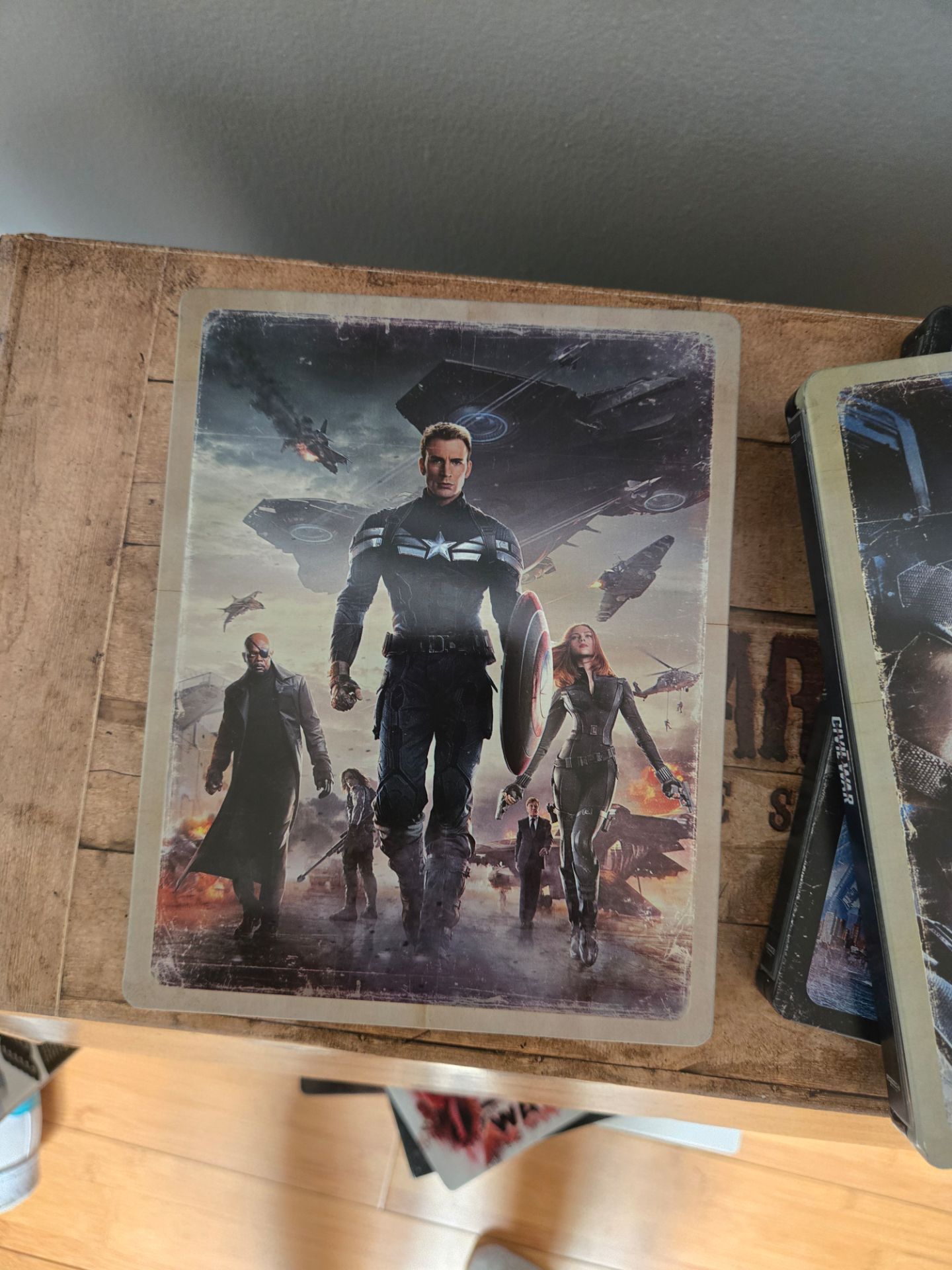 Captain America (Winter Soldier and Civil War), THOR, Dr. Strange, and Joker STEELBOOK BUNDLE)
