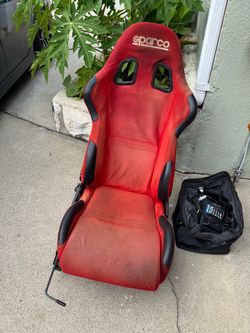Sparco Red Racing Bucket Seat