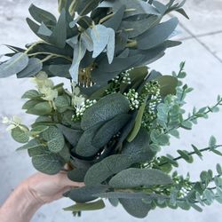 Artificial Eucalyptus Stems For Party Reception Decor, DIY Centerpieces 