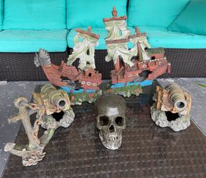 XXL WRECKED SHIP AQUARIUM DECOR