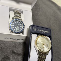 U.S. Polo Assn. Watches with Box read description