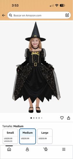 Costume for girls size M