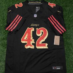 San Francisco 49ers Ronnie Lott Rivalries Collection Jersey Men’s Large