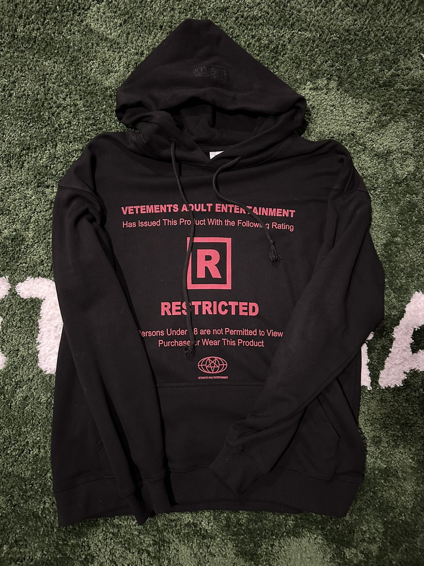 Vetements Adult Entertainment Hoodie