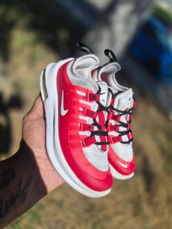 Nike Air Max Axis Sneakers Red and White 11c