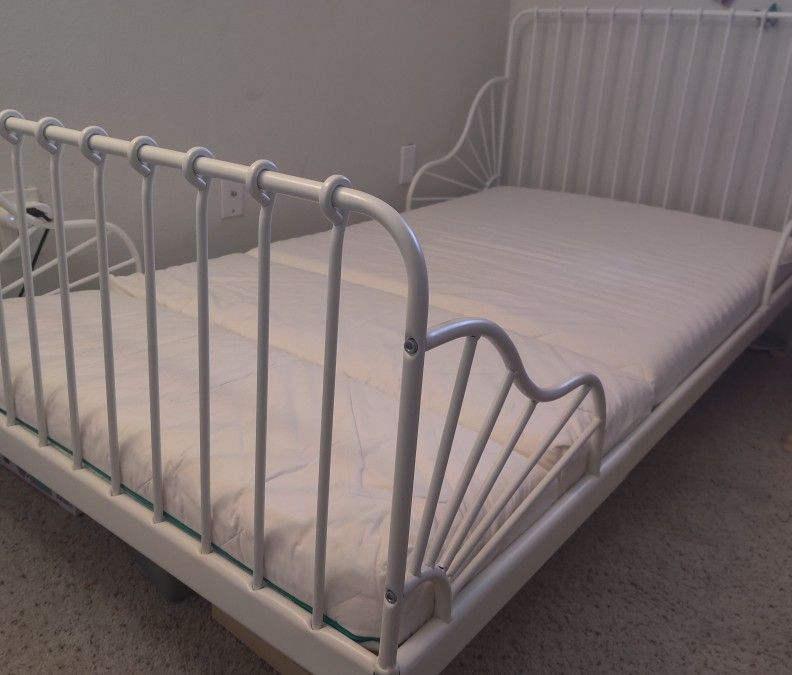 Ikea Extendable Children's Bed with Metresses