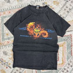 Vintage Harley Davidson Flame T Shirt  