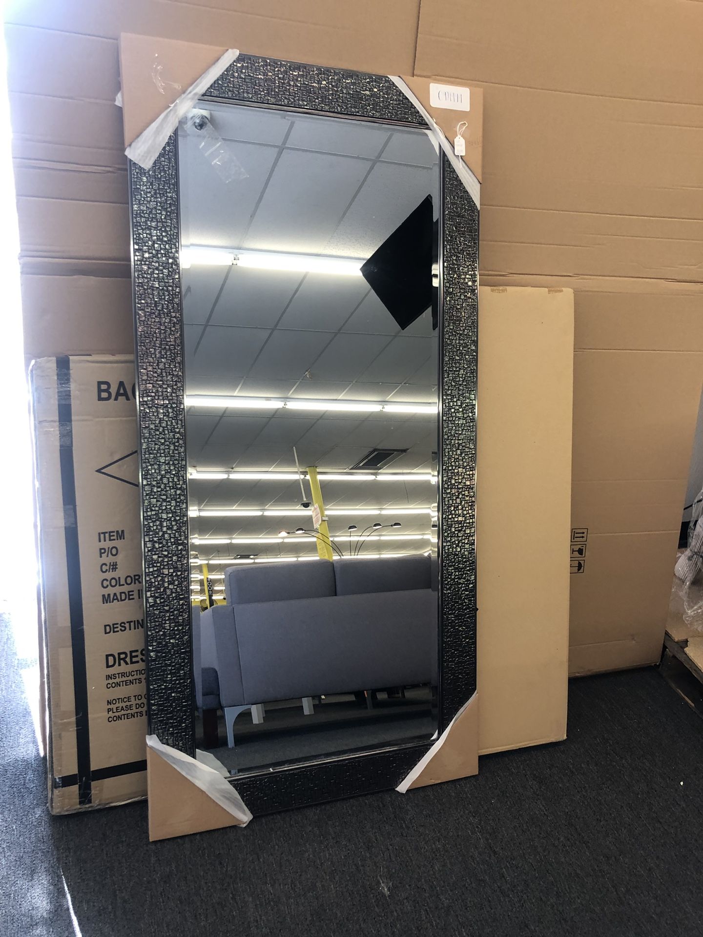 NEW Decor Mirror finished Litmus (68”x34”x2”) // Espejo de Decoración Acabado Tornasol (68”x34”x2”) (Clearance Sale!)