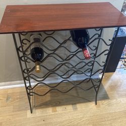 Small Wine Rack Holds 15 Bottles 