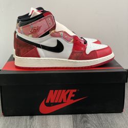 Jordan 1 Retro High Spiderman Across the Spiderverse Size 6.5