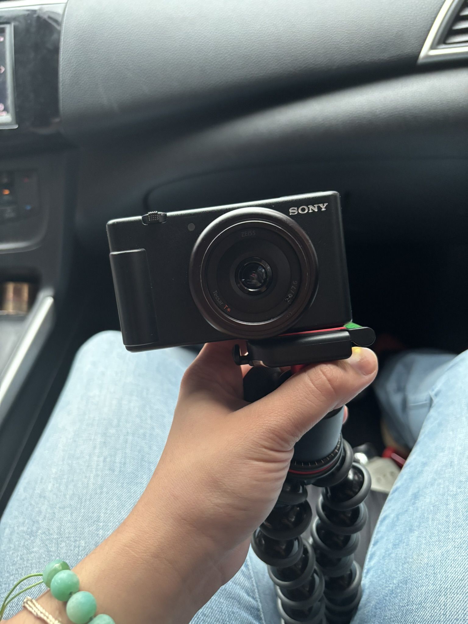 Sony ZV-1F Black Digital Camera with Flip Screen