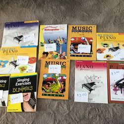 Piano And Song Writing Books For Sale