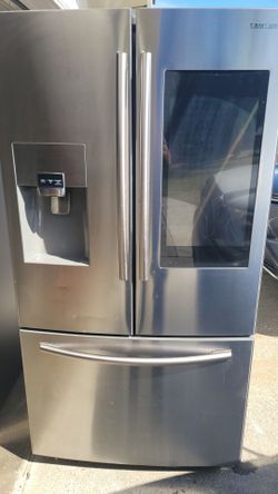 SAMSUNG SMART HUB REFRIGERATOR WORKS GREAT CAN DELIVER VACAVILLE FAIRFIELD OR ANYWHERE