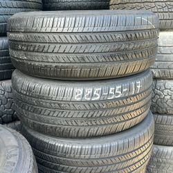 Set Of Good Year Assurance P225/55R17 Tires