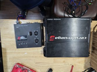 Cerwin vega amplifier and bass enhancer and hertz bass speakers