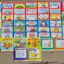 Scholastic Leveled Reader Books And Hooked On Phonics Books 