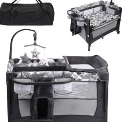 5 in 1 Baby Pack and Play / Bassinet / Crib