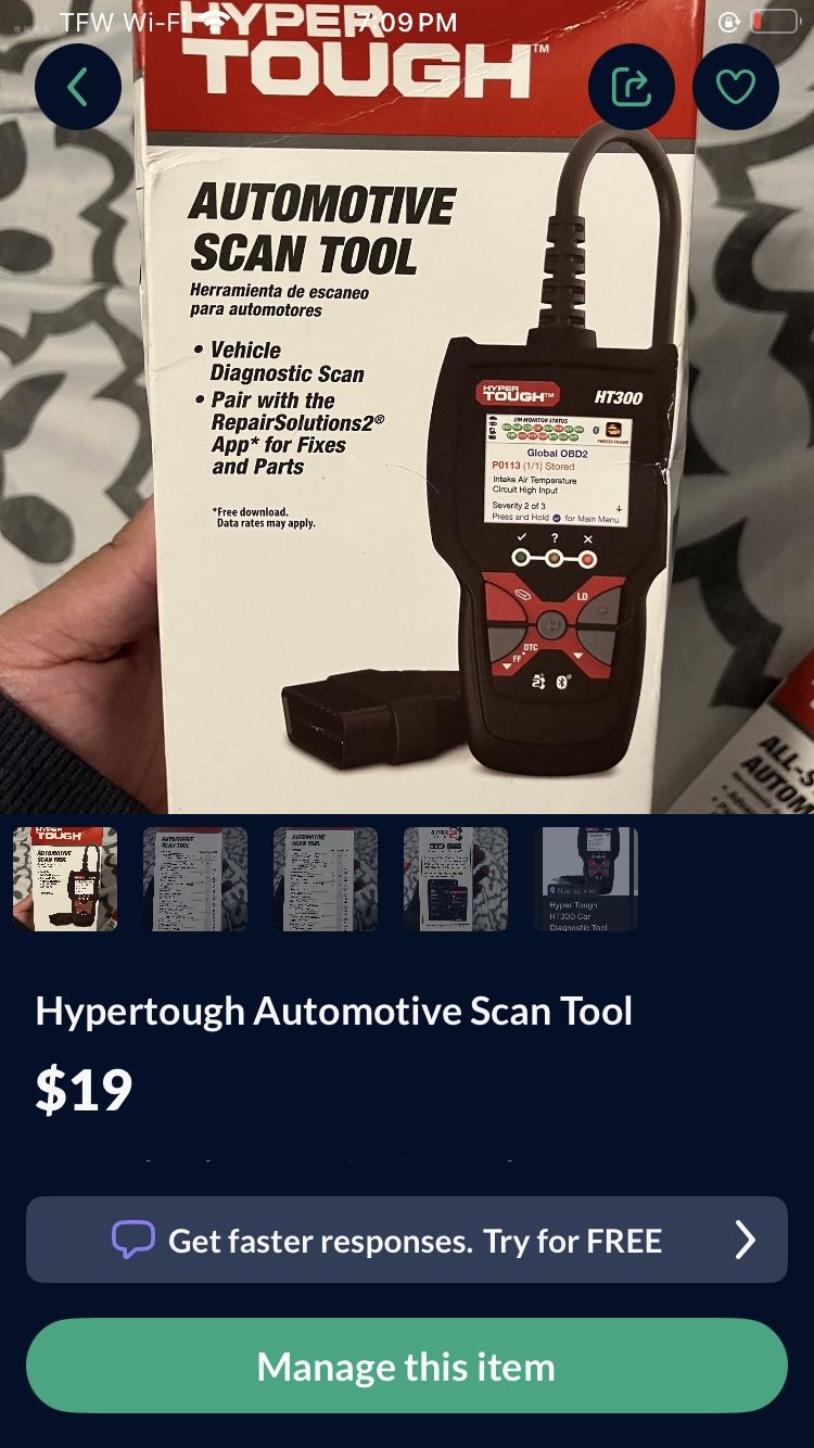 Hyper tough Scan Tool
