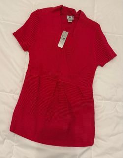 Ribbed Fuchsia Sweater Shirt -New