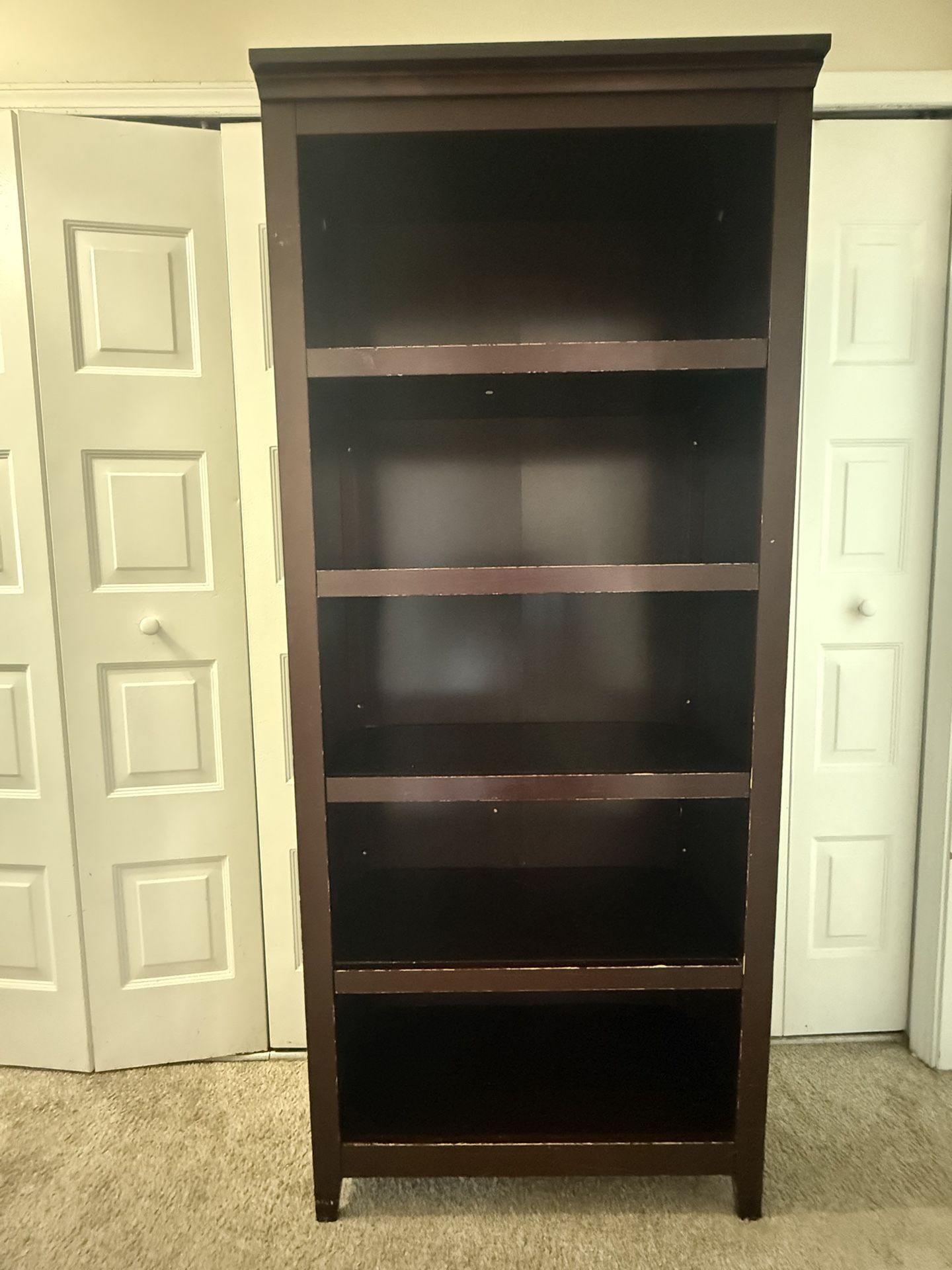 Bookshelf - Espresso 5 Shelves