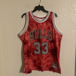 Mitchell & Ness Scottie Pippen Chicago Bulls Galaxy Swingman Jersey Reflective 