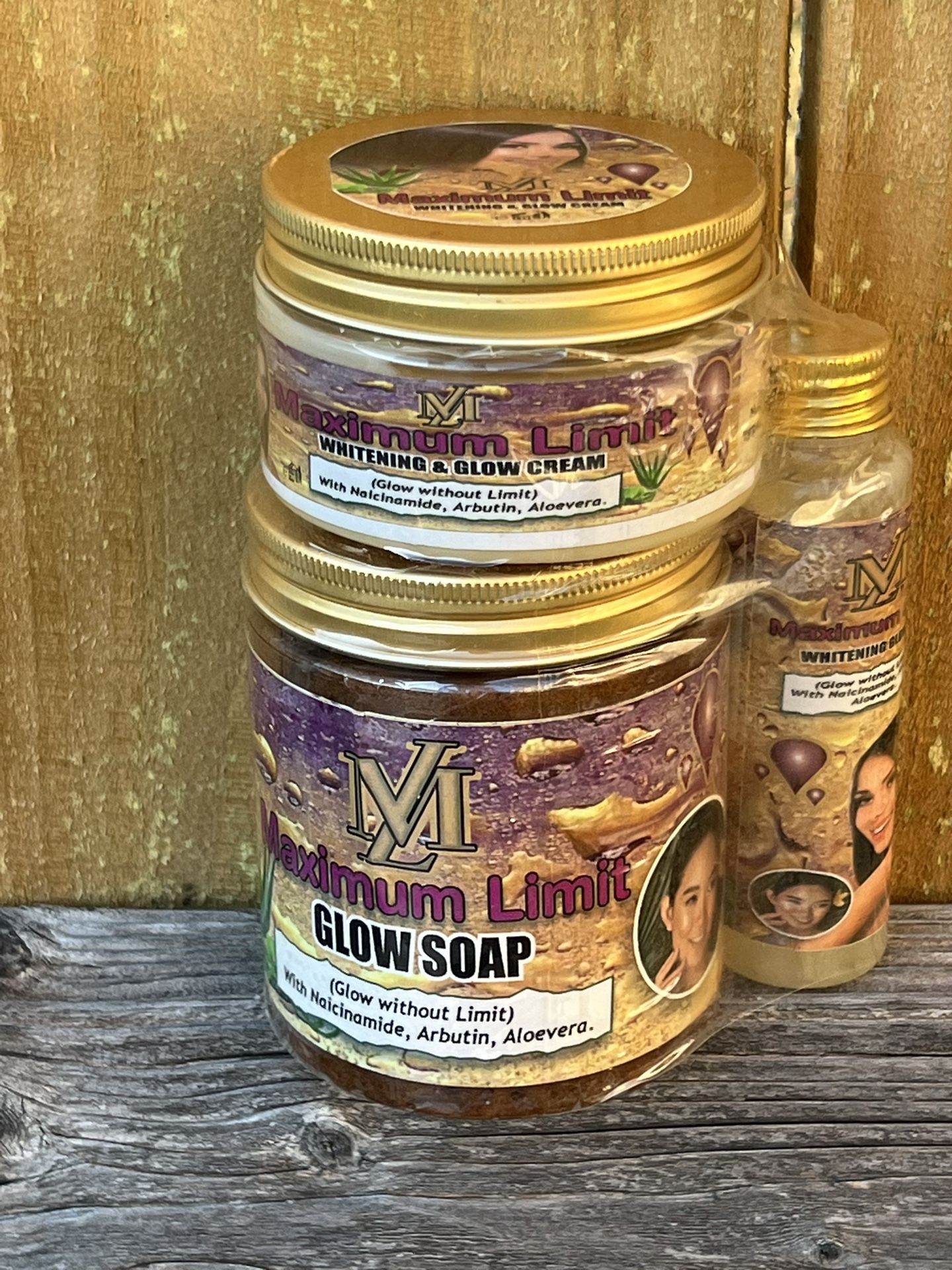 3 In 1 maximum limit glowing soap Combo, Lotion, Soap And Serum