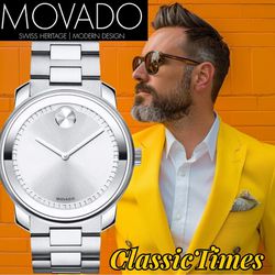 ***BRAND NEW*** Movado Bold Quartz Silver Dial Men's Watch (contact info removed)