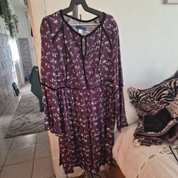 Purple dress beautiful