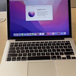 MacBook Pro 13” Retina 2017 8Gb Ram Core I5,’256GB SSD $200 Firm