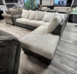 Clairette Court Alloy 2-Piece RAF Sectional