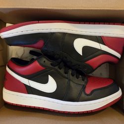 Jordan 1 Low Bred Toe (Size 9) - Brand NEW - 