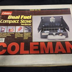 Coleman dual fuel stove
