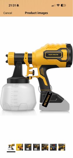 Brand New Cordless Paint Sprayer – DEWALT 20V Battery Compatible