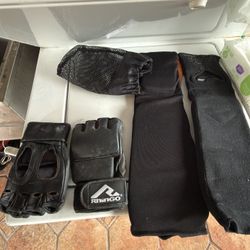 MMA Shin Pads & Gloves