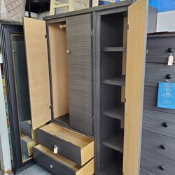 New Large Shelving Storage Wardrobe Closet Cabinet With Drawers Available In Other Colors Come Visit Our Store In Paramount 