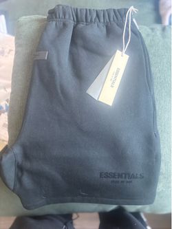 Essentials black shorts