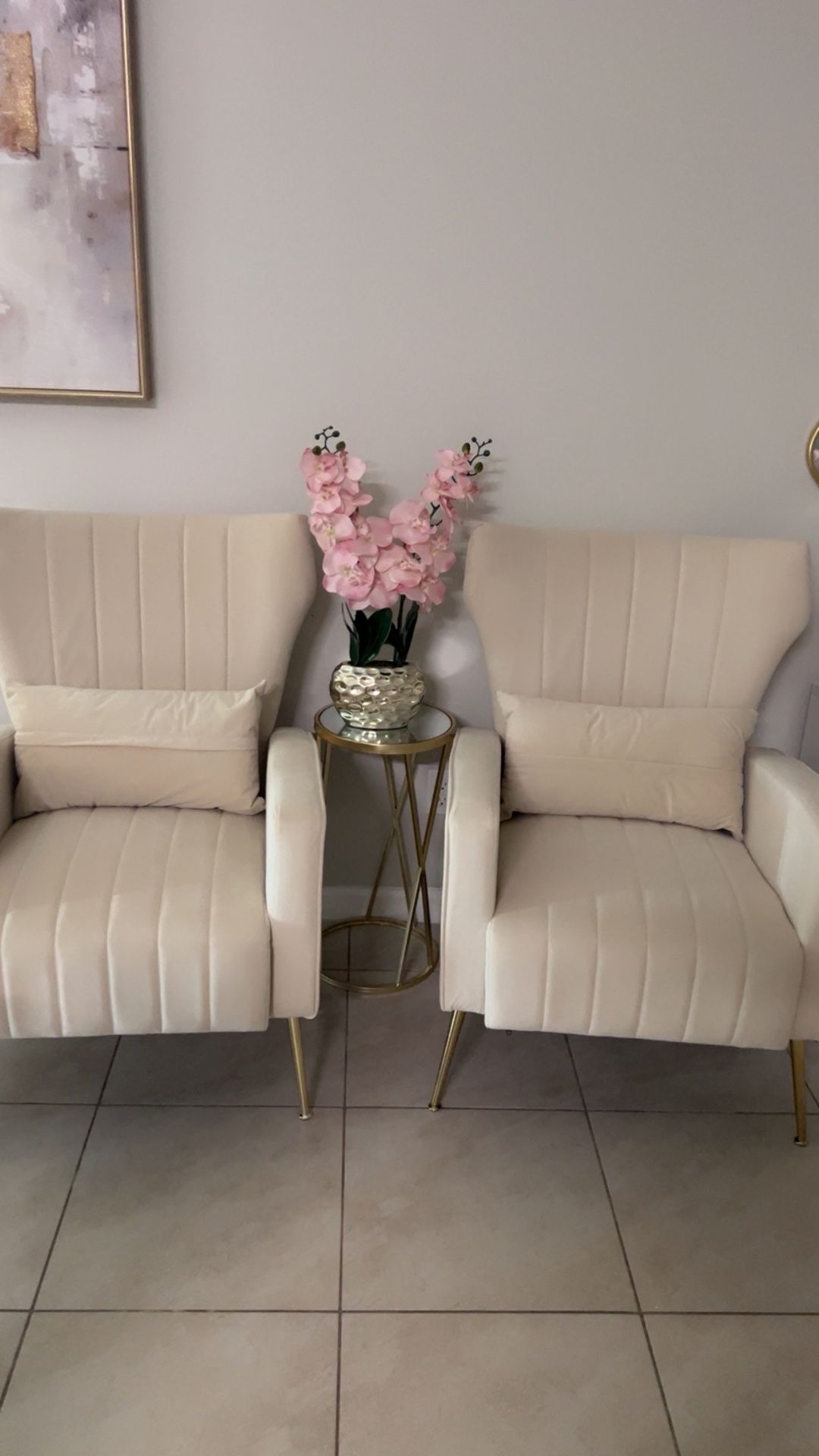 2 Accent Chairs Just Open The Box
