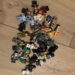Mixed LEGO Minifigure Lot – Over 30 Figures – Star Wars, Ninjago, Minecraft, City & More