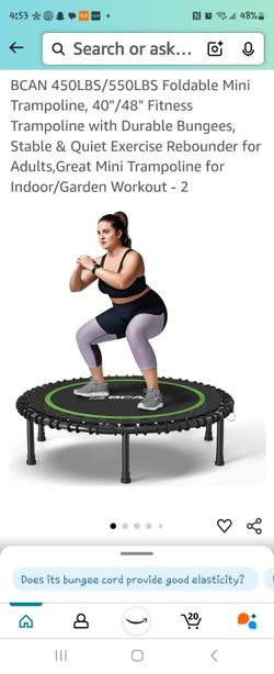BCAN 450LBS/550LBS FOLDABLE MINI TRAMPOLINE 